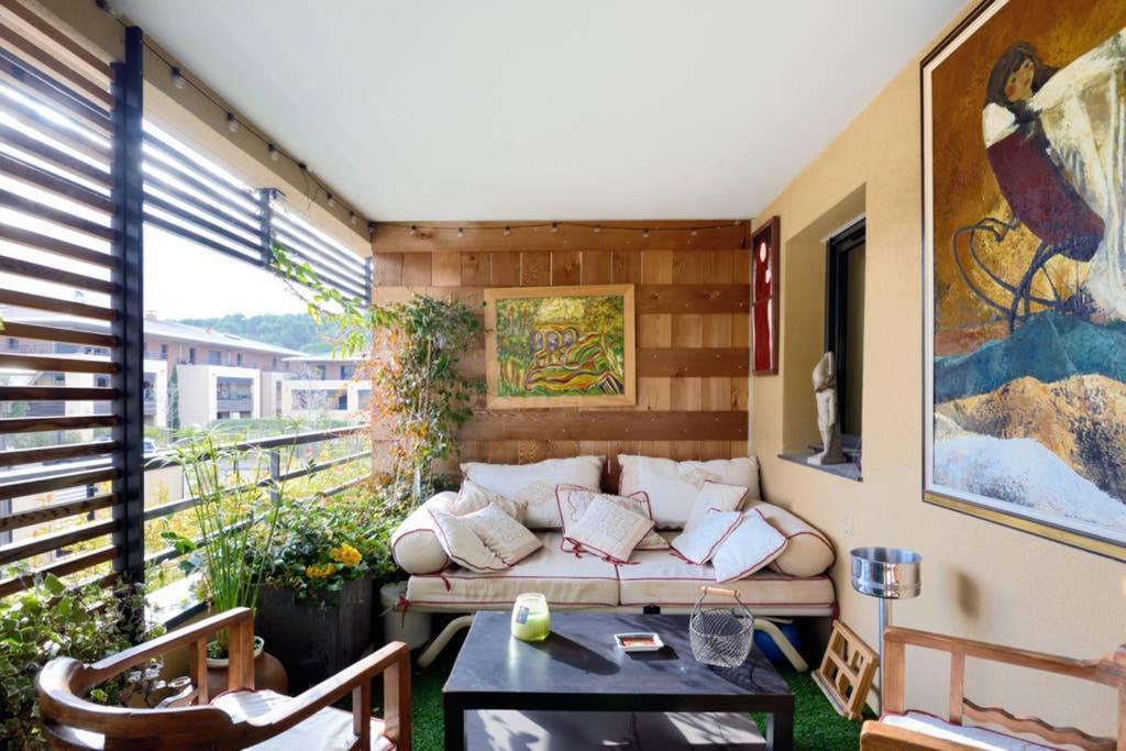 Le Precieux - Superbe Appart Confort Avec Grande Terrasse De 25M2 - Parking Prive Proche Centre Ville D'Aix En Provence - Hopital Hpp - Creps Aix-en-Provence Luaran gambar